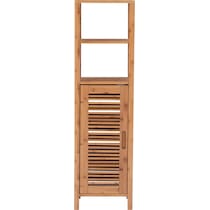 ambel light brown accent cabinet   