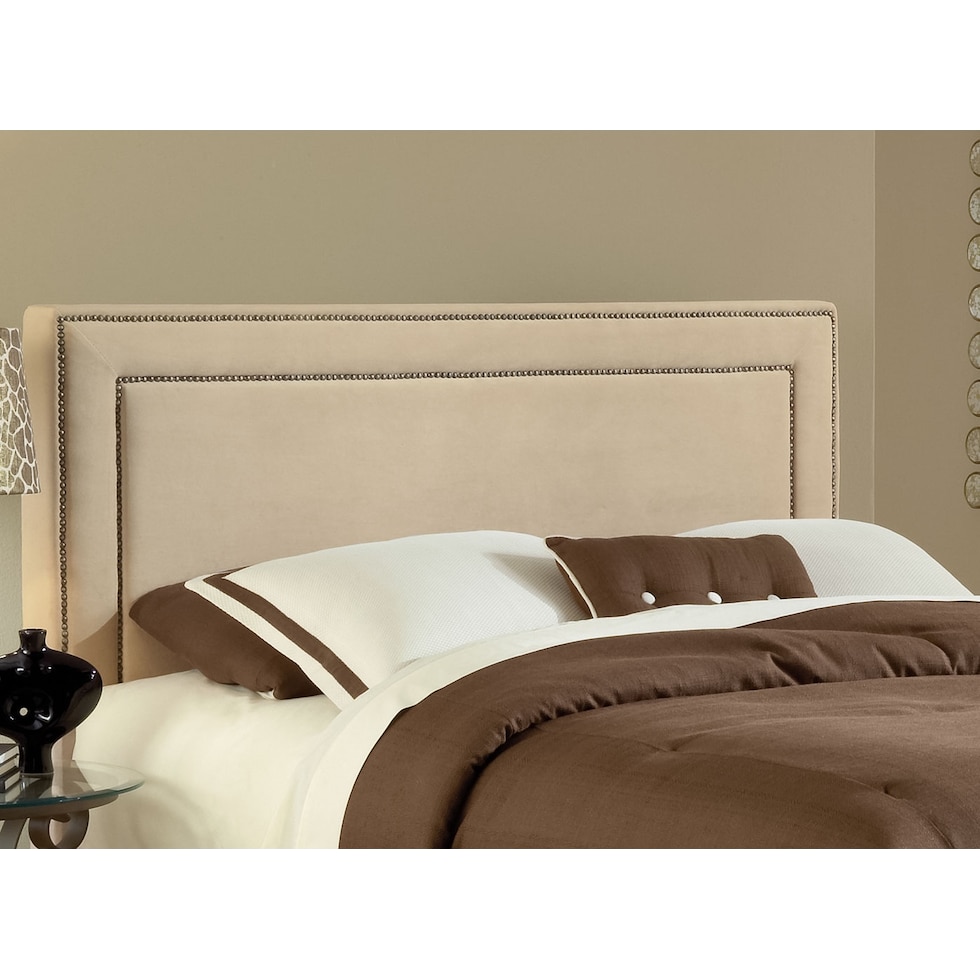 amber light brown queen headboard   