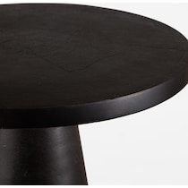 ambrose dark bronze end table   