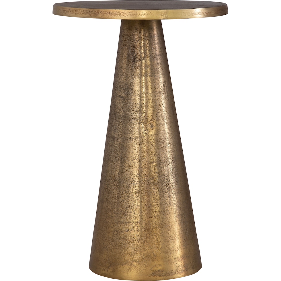 ambrose gold end table   