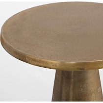 ambrose gold end table   
