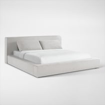 ambrosia gray king bed   