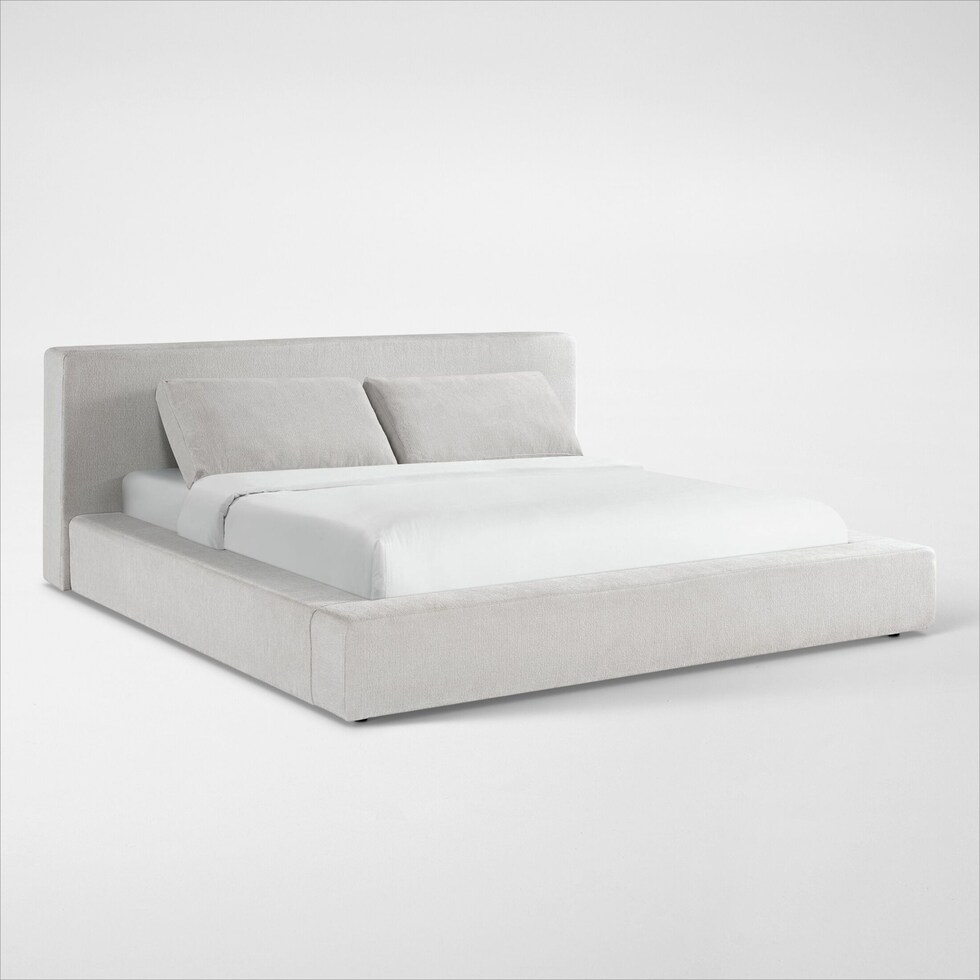 ambrosia gray king bed   