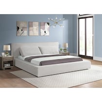 ambrosia gray king bed   