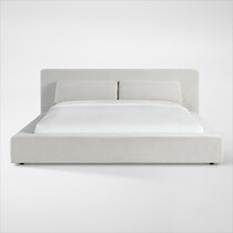 ambrosia gray king bed   