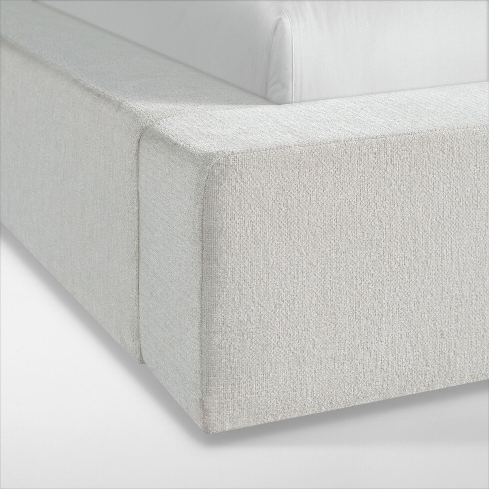 ambrosia gray king bed   
