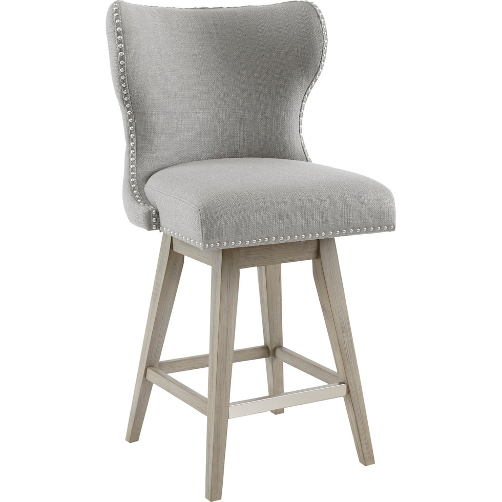 amenadiel gray counter height stool   