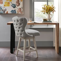 amenadiel gray counter height stool   