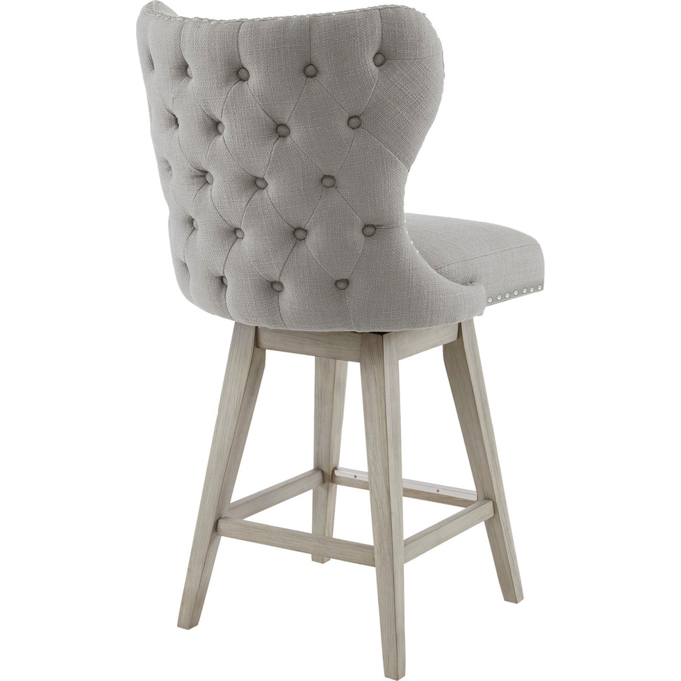 amenadiel gray counter height stool   