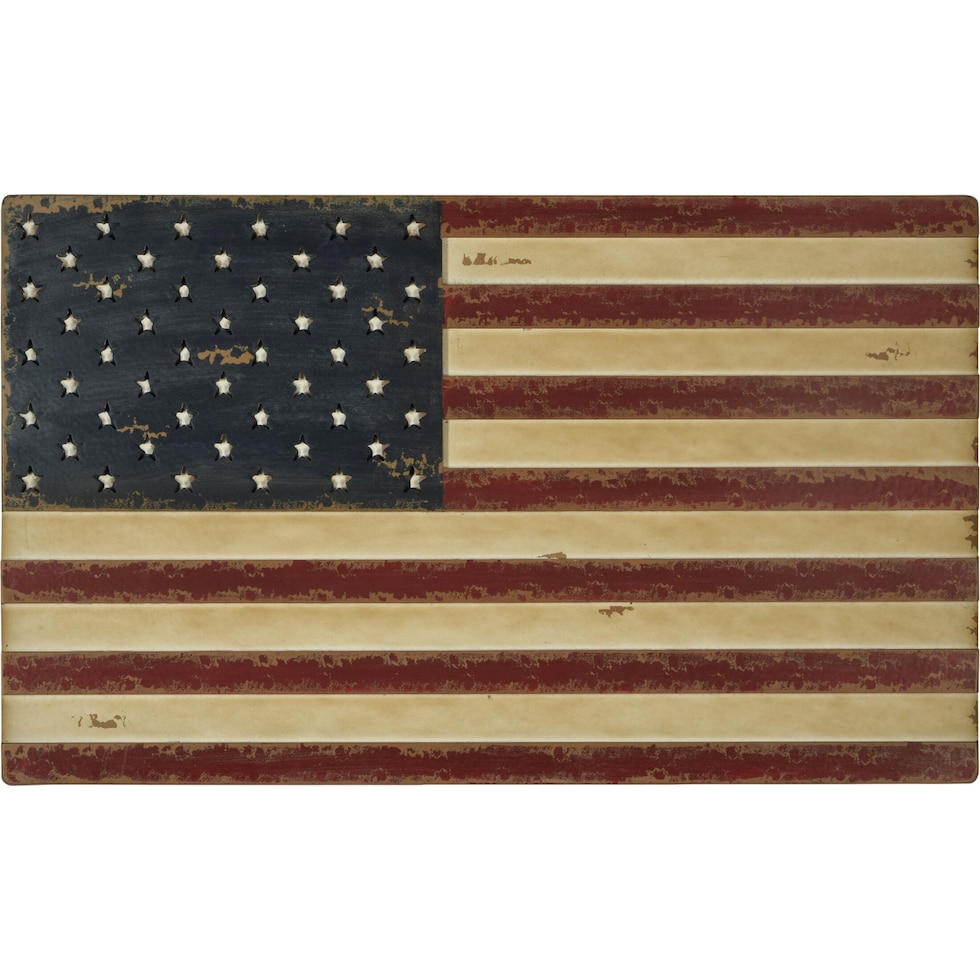 american flag multicolor wall art   