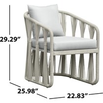 amherst light brown  pc outdoor dining   