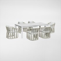 amherst white  pc outdoor dining   