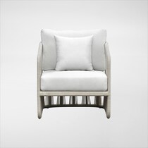 amherst white outdoor sofa set   