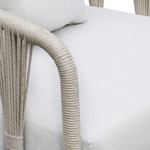 amherst white outdoor sofa set   