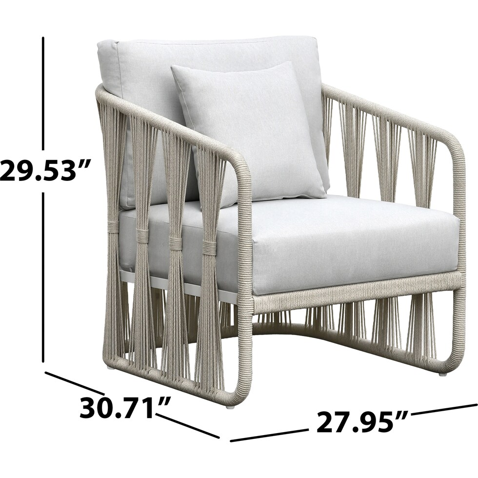 amherst white outdoor sofa set   