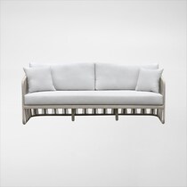 amherst white outdoor sofa set   