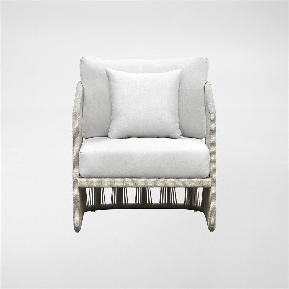 amherst white outdoor sofa set   