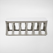 amherst white outdoor sofa set   