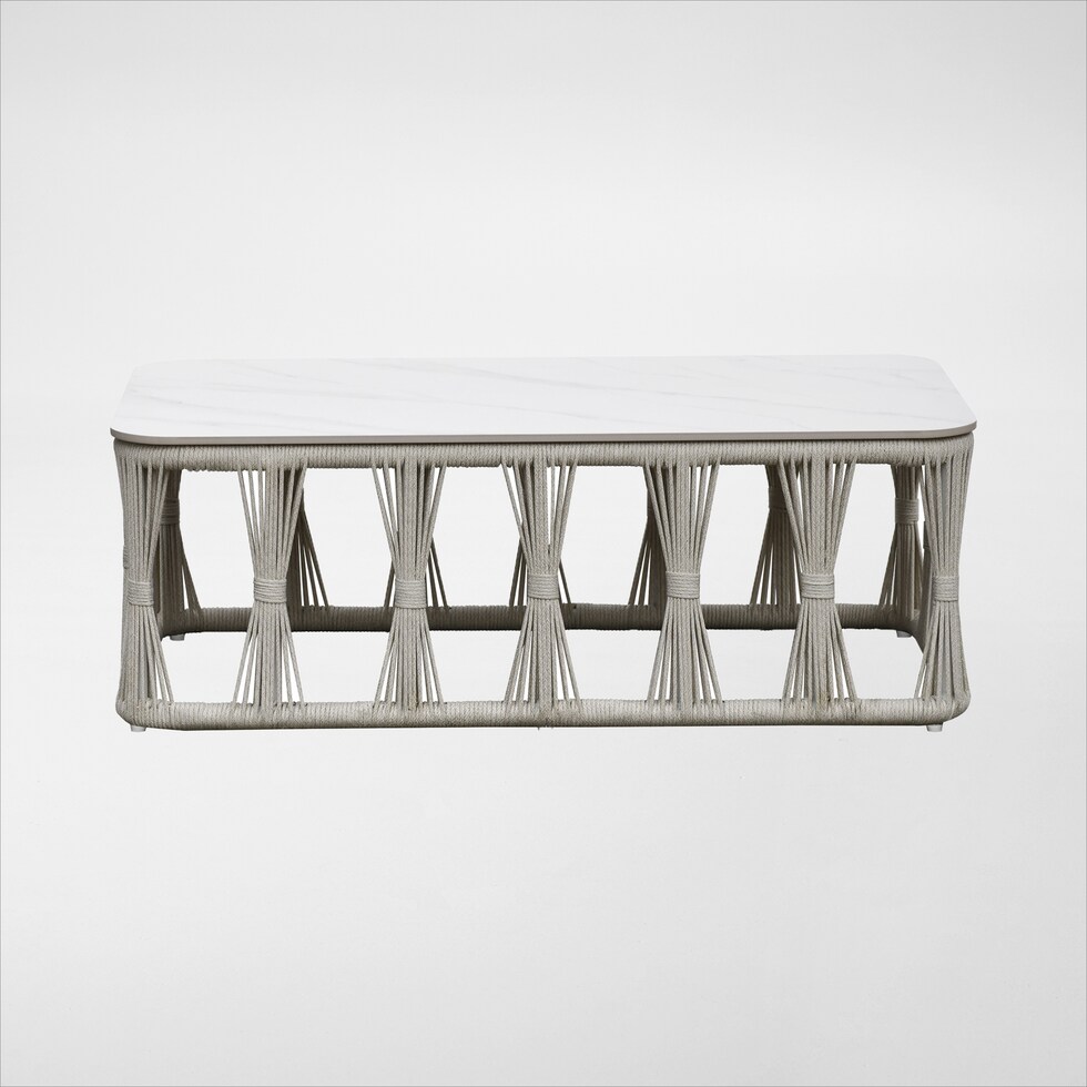 amherst white outdoor sofa set   