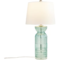 amias blue table lamp   
