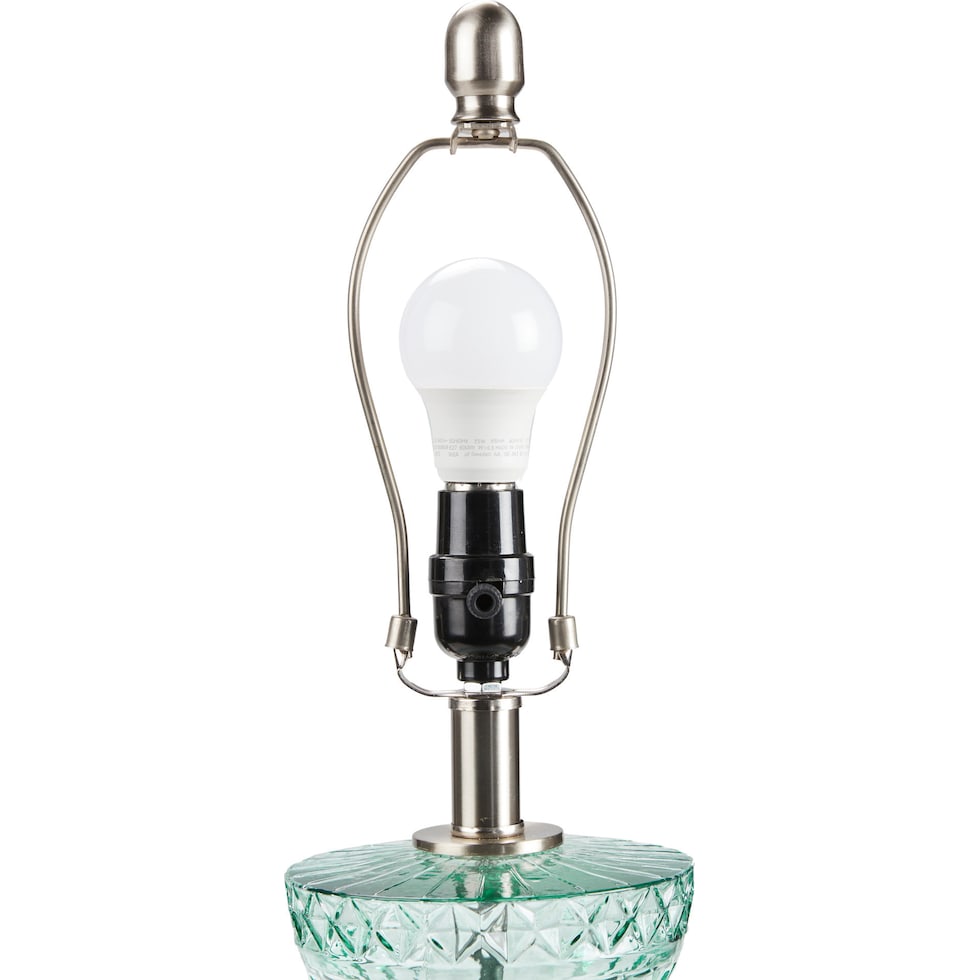 amias blue table lamp   