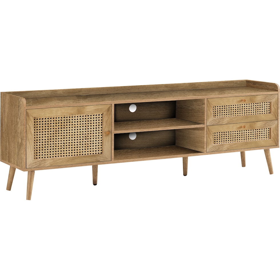 amirah walnut tv stand   