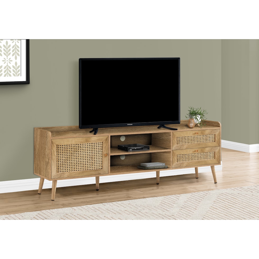 amirah walnut tv stand   