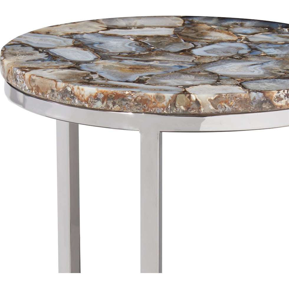 amita neutral accent table   