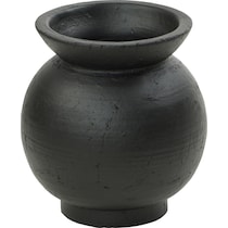 amore black vase   