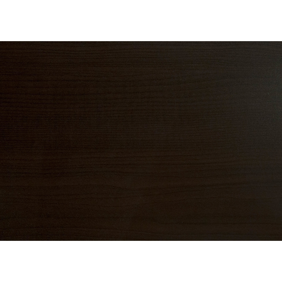 amory dark brown chrome dining table   