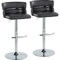 anabelle black bar stool   