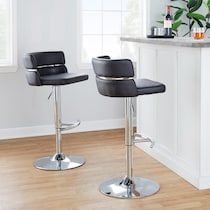 anabelle black bar stool   
