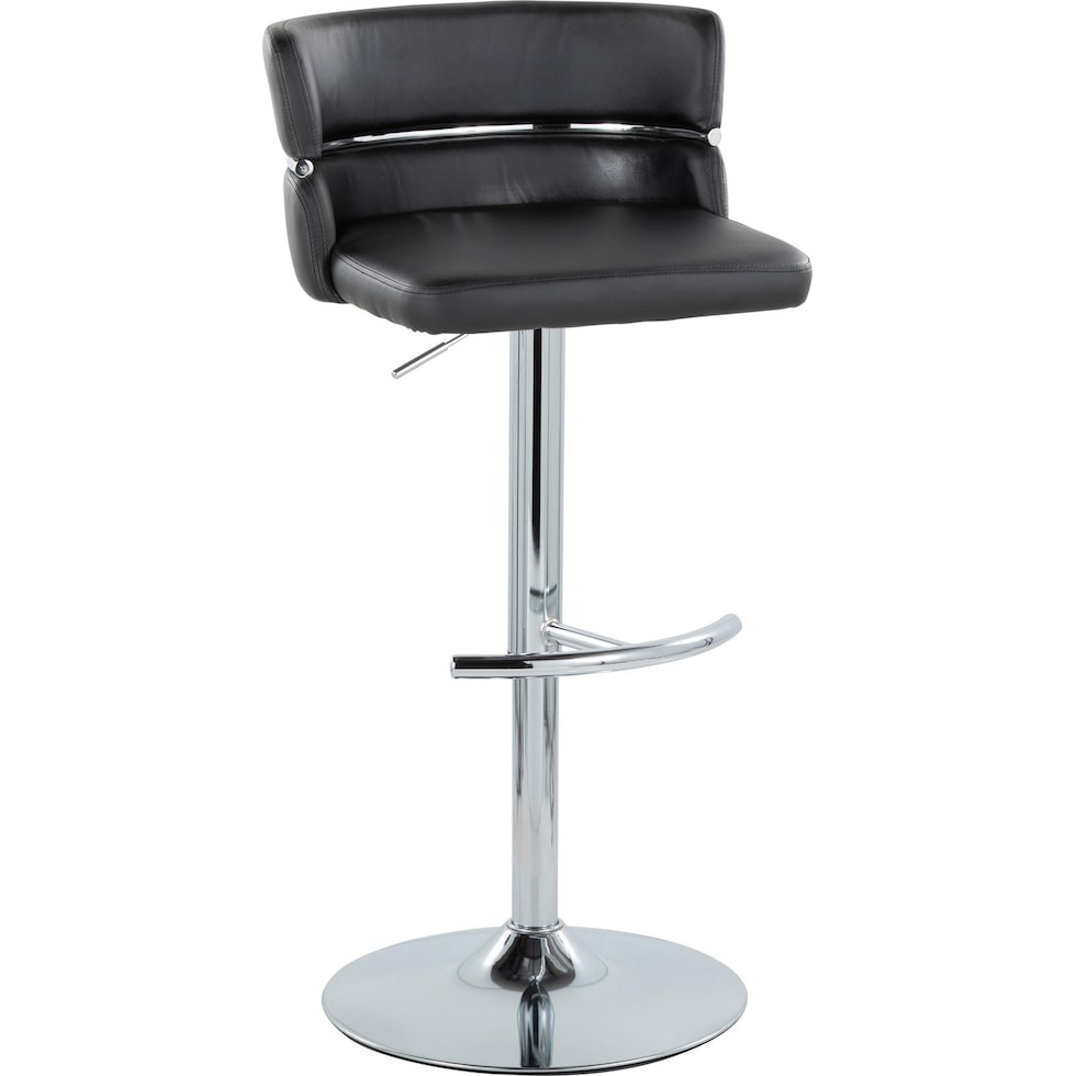 anabelle black bar stool   