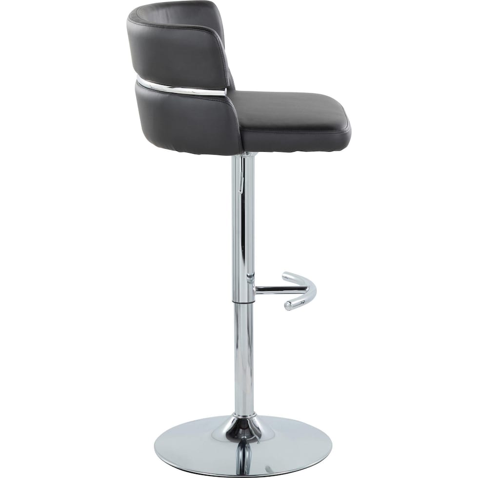anabelle black bar stool   