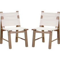 anaheim white dining chair   