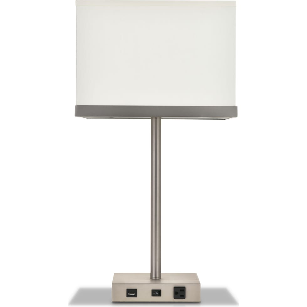 anakin gray table lamp   