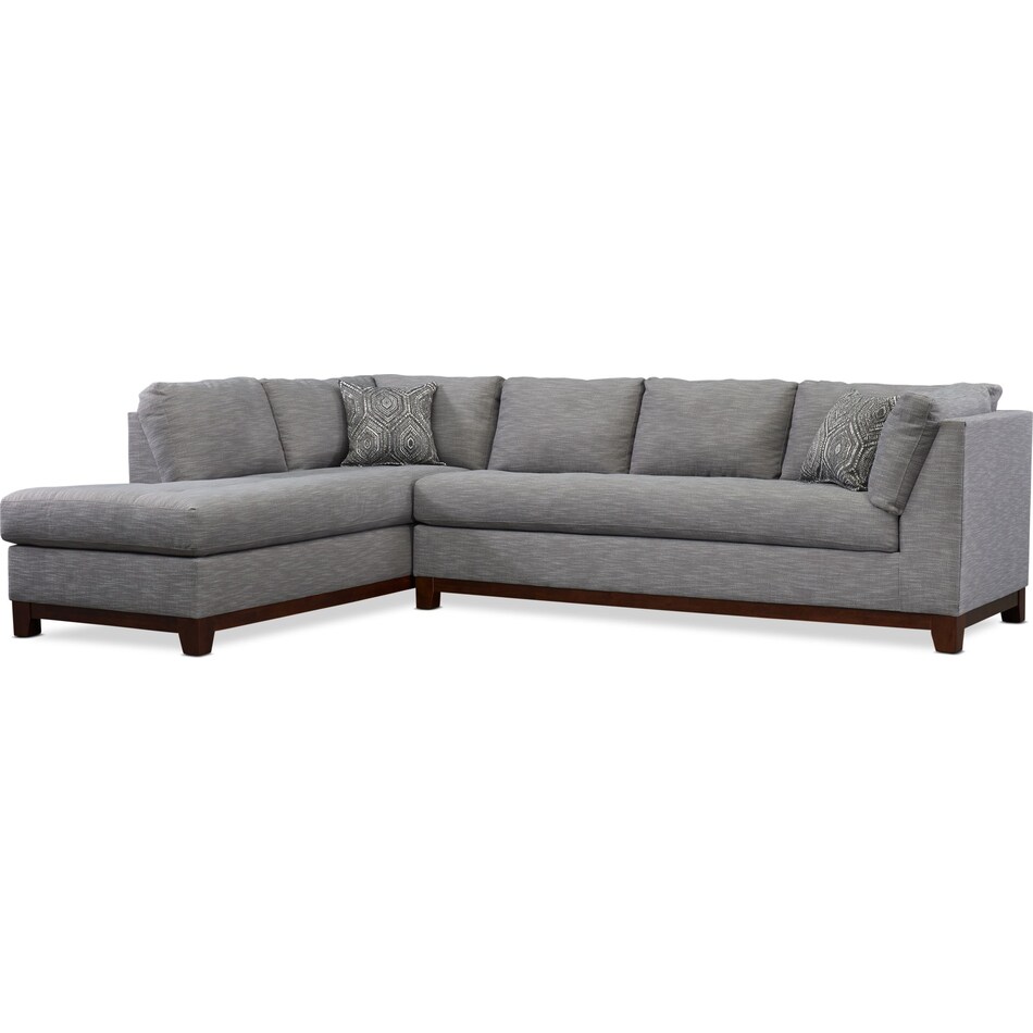 Anderson 2-Piece Sectional with Chaise and Ottoman | Value City Furniture