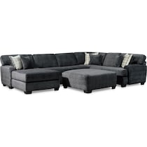 andi gray  pc sectional and ottoman   