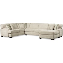 andi light brown  pc sectional   