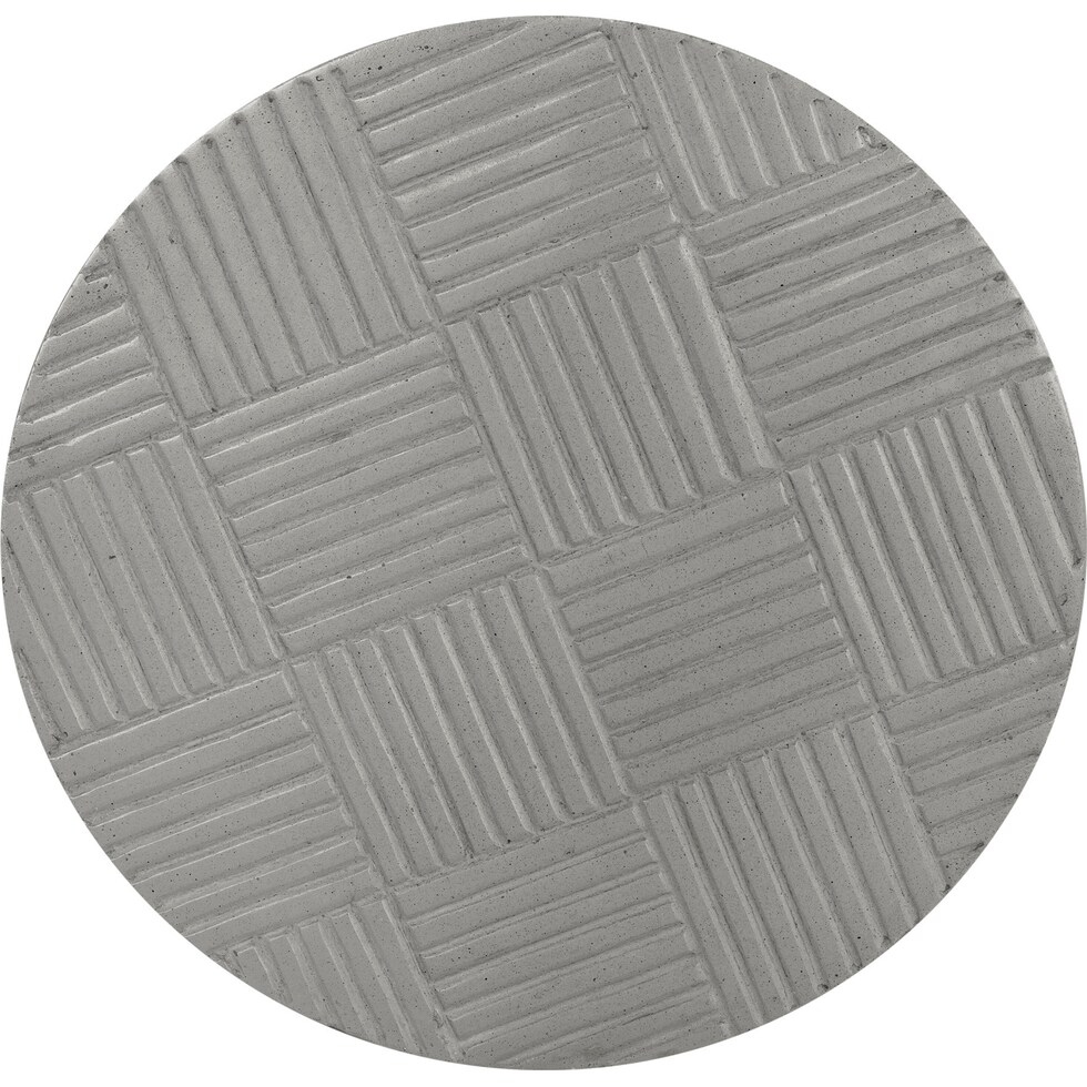 andorra gray end table   