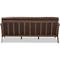 andrea dark brown sofa   