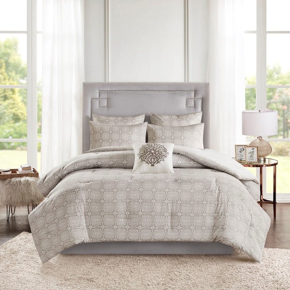 angela white king california king bedding set   