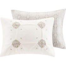 angela white king california king bedding set   