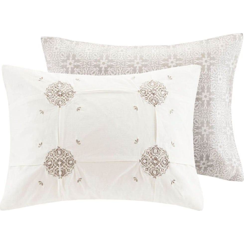 angela white king california king bedding set   