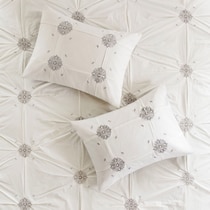 angela white king california king bedding set   