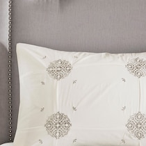 angela white king california king bedding set   