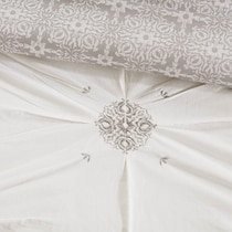 angela white king california king bedding set   
