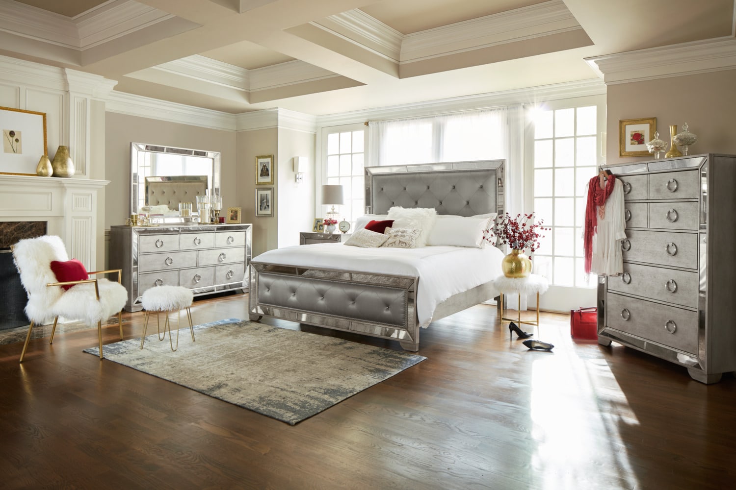 Angelina deals upholstered bed