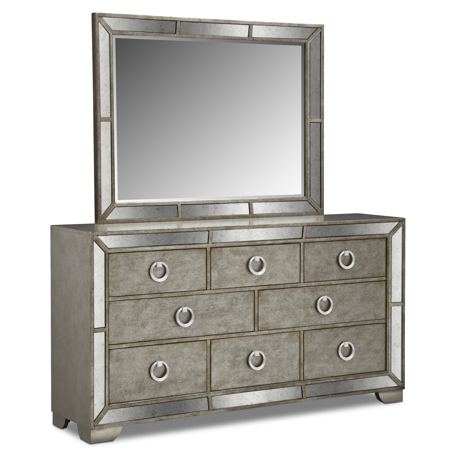 Angelina Dresser and Mirror Value City Furniture