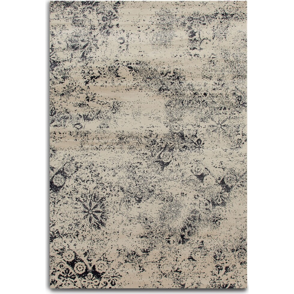 anguish gray area rug ' x '   